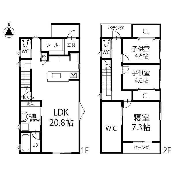 小屋南間取図(カネト用)